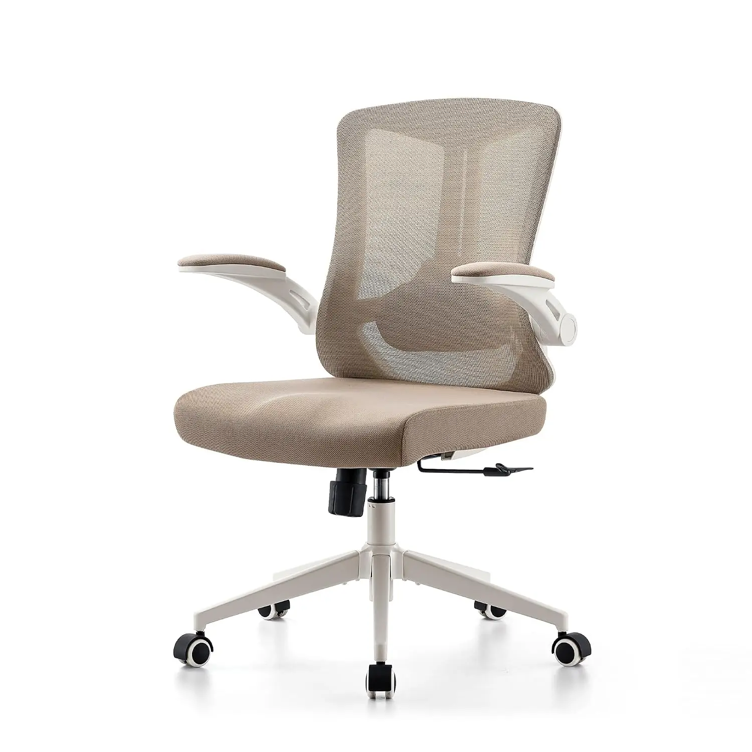 Ergonomic Mesh Office Chair 90-130° Recline & 360° Casters, Adjustable Lumbar Support Task Chair For Home Office, Customized