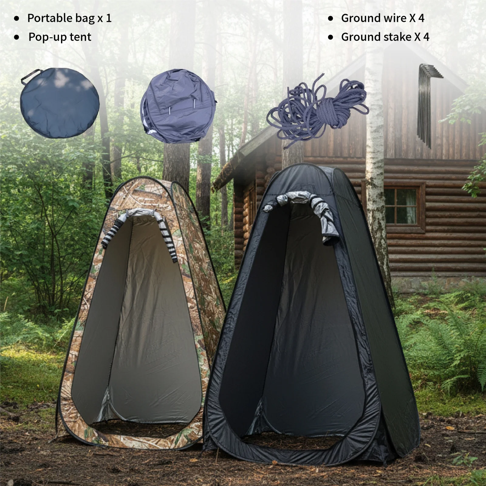 

Portable Pop-Up Privacy Tent Outdoor Shower Tent Foldable with Storage Bag Easy Setup for Beach Camping Ideal for Outdoor Use