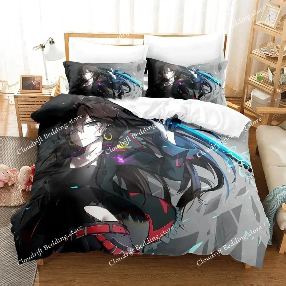 

Anime Pixiv Fantasia T Bedding Set Duvet Cover Bed Set Quilt Cover Pillowcase Comforter king Queen Size Boys Adult Bedding Set