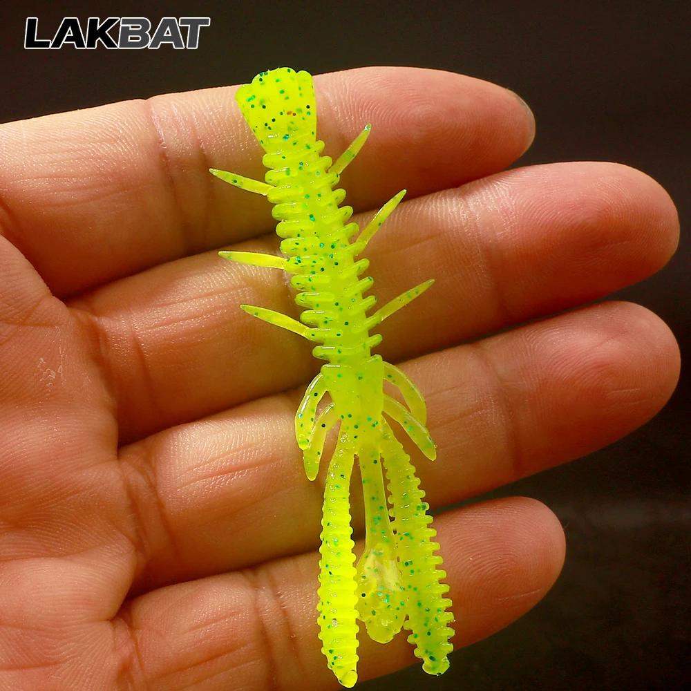 Schwimmende Weichköder-Set 5cm 6cm 7cm Garnelen-Jig-Rig Pesca Angelausrüstung 10Stk 20Stk Köder-Tackle Silikon-Swimbait Karpfen-Lockmittel – Detail 4