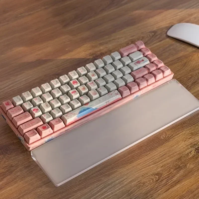 Acrylic Palm Rest Frosted  Wrist Rest Custom Original Hand Mat for Ergonomic 60/75/87/98/104key Mechanical Keyboard Wrist Rest