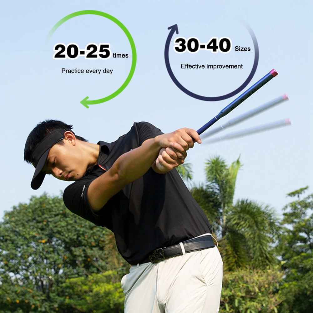 

Golf Posture Corrector with Non-slip Rubber Grip Golf Swing Master Training Aid To Improve Hinge/Forearm Rotation/Shoulder Turn