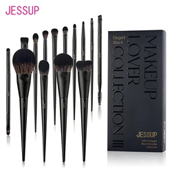 Jessup Make-up Pinsel Set,10-14 stücke Make-up Pinsel Kontur Foundation Puder Lidschatten Highlight Blending Concealer Liner T336