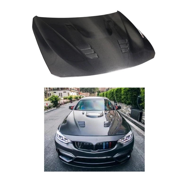 

M4 Style Carbon Fiber Engine Hood 4 Series F32 F36 High Quality Upgrade with New Condition and Included Screws