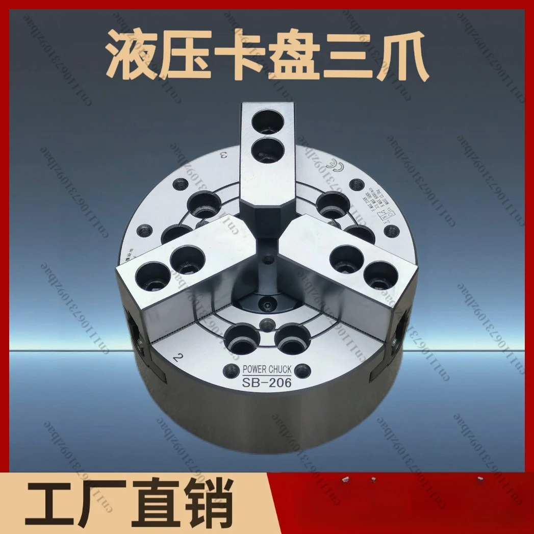 

Jaw Chuck Hydraulic Tool Accessories Lathe Chuck 3 Jaw Odm Power Chuck Hydraulic 6-inch Hollow All Steel Three