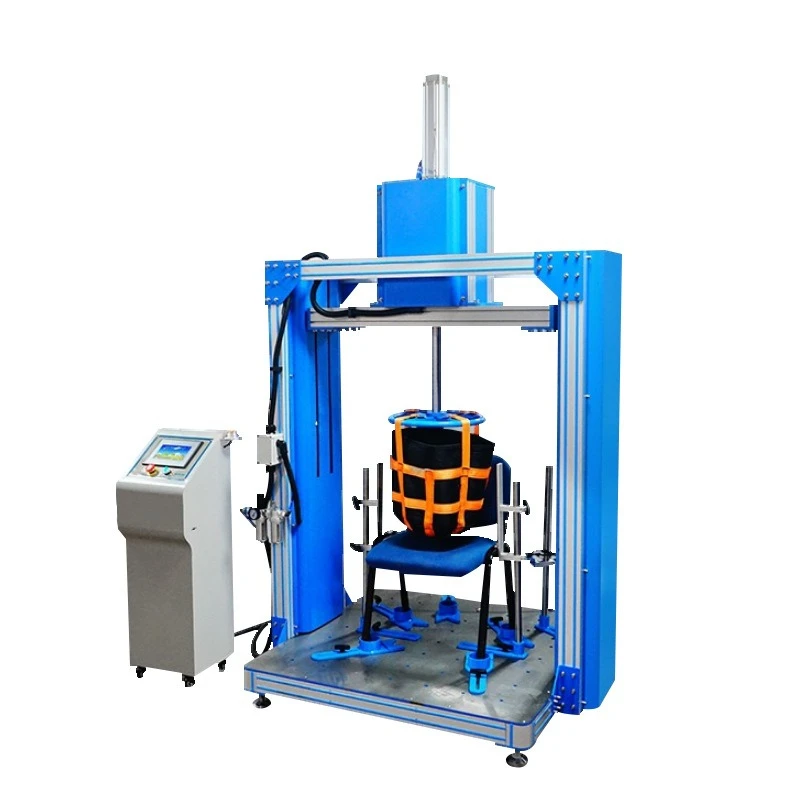 

Chair bearing strength impact resistance life testing device office chair furniture seat impact fatigue testing machine