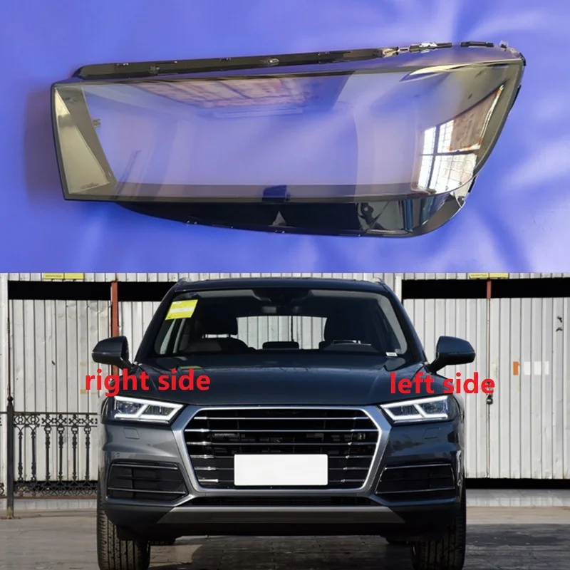 

For Audi Q5L Q5 2018 2019 2020 Front Headlights Shell Headlamp Lens Cover Transparent Housing Lampshade Plexiglass Lamp Shade