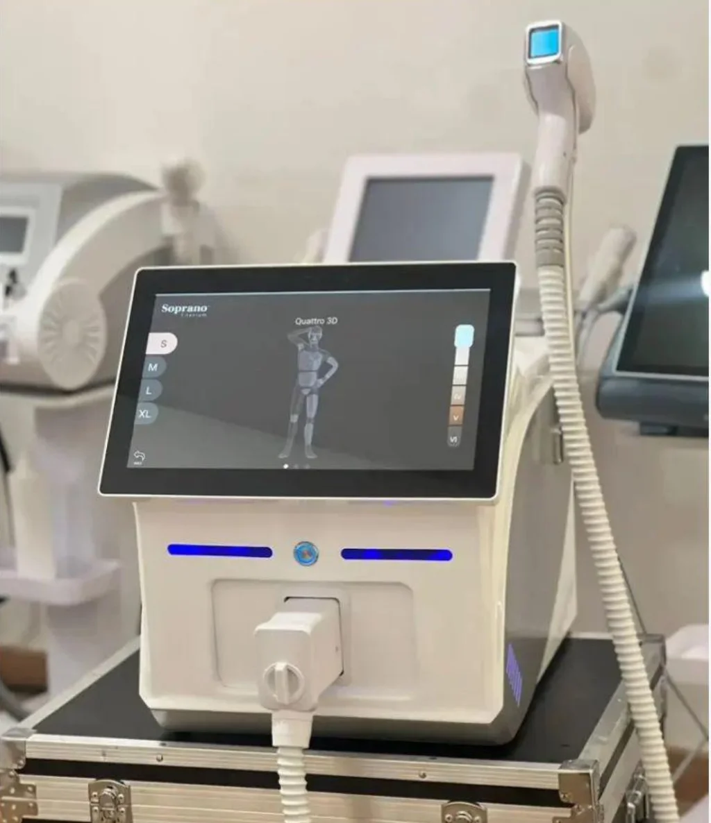 

Портативный диодный лазер Soprano Ice Titanium 4000 Вт, профессиональный, 808 нм, мини-аппарат для удаления волос на теле, 4-волновое устройство, 2025 год