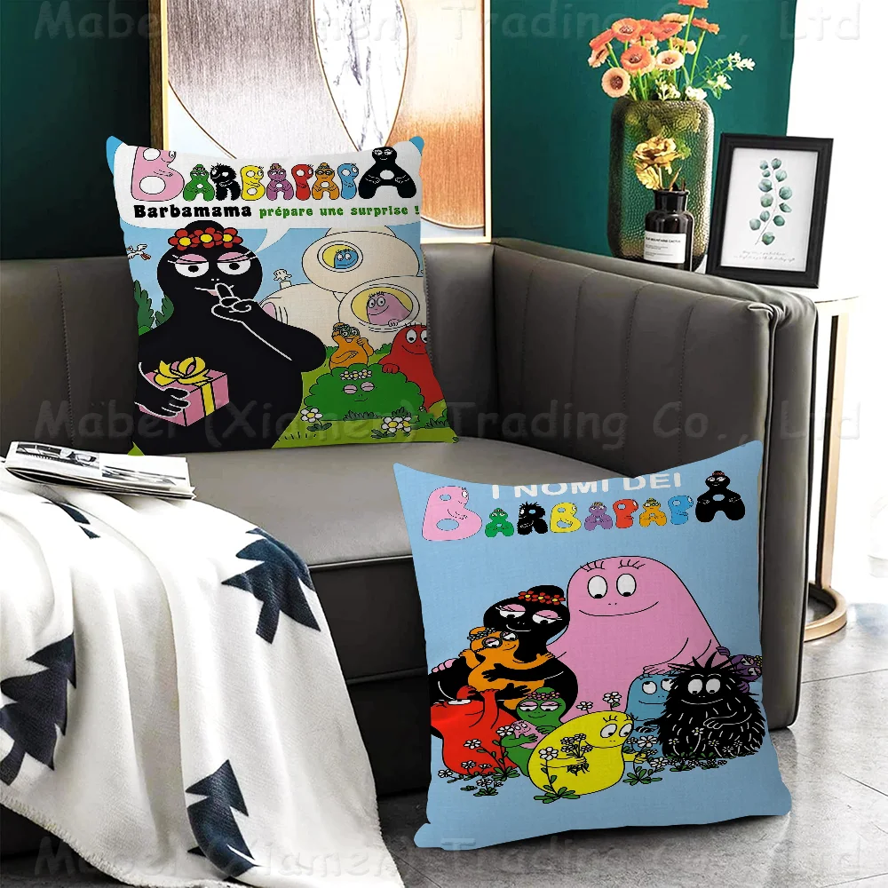 

Cartoon B-Barbapapa Cushion Cover Decorative Pillow Sofa Home Decor Case Pillow Cases