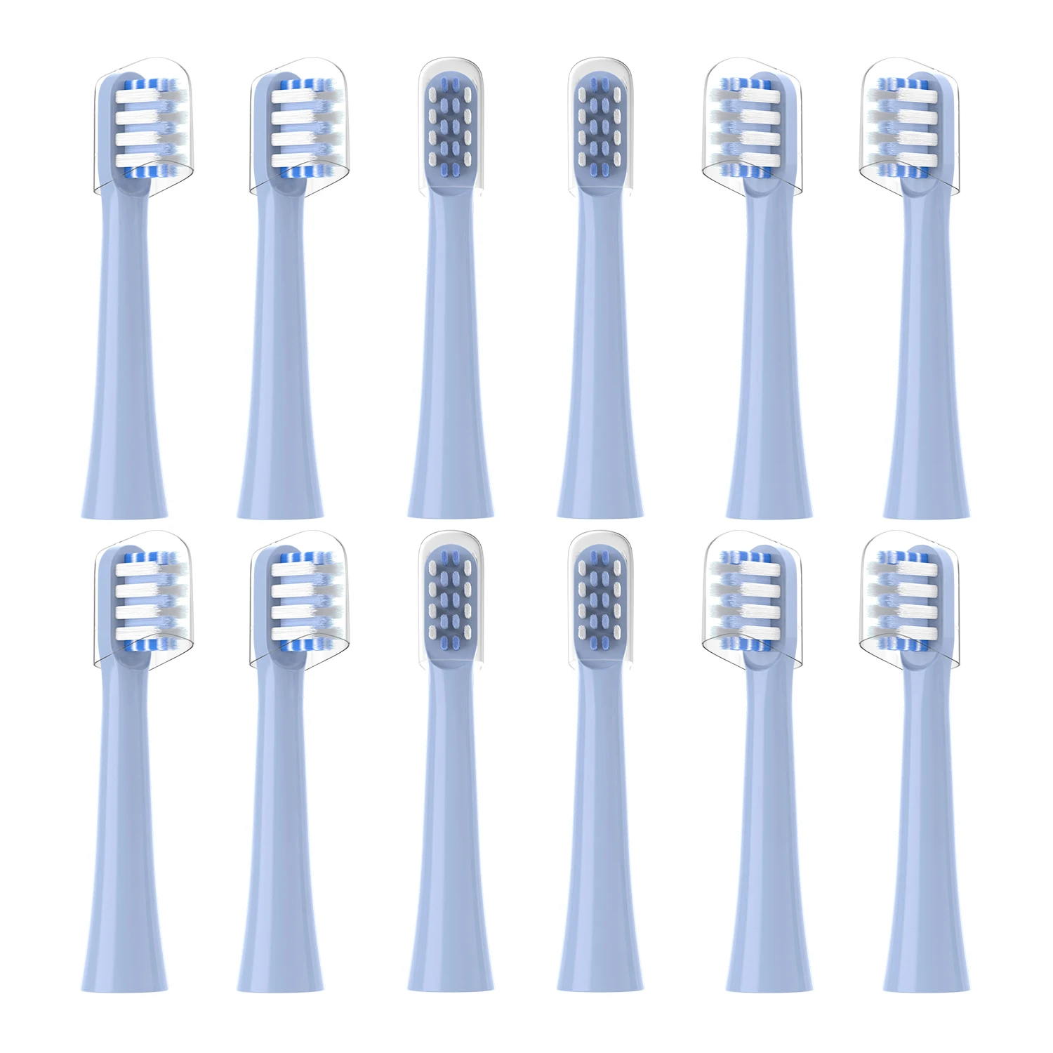 Replacement Toothbrush Heads Compatible with Colgate Hum Connected Smart Battery Toothbrush Refill Head,12 Pack