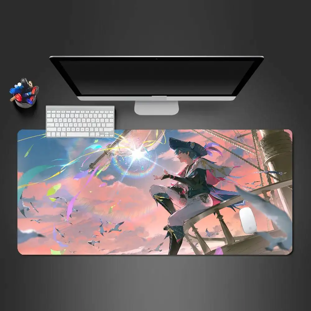 Brent Game W-Wuthering Waves Mousepad Non-slip Suitable For Office Computers Laptops E-sports Game Desk Mats XXL Keyboard