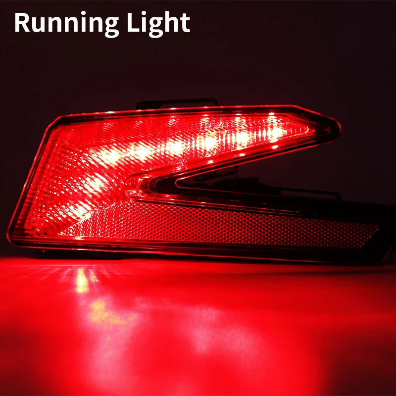 UTV Smoke LED Taillight Rear Tail Lights For Can Am X3 900 MAX Turbo R XDS Rear Brake Tail Lamp Accessories 2017-2021