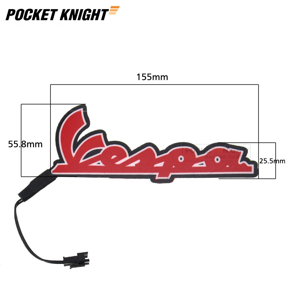 Voor Piaggio Vespa Gts 300 250 125 Gtv Lx Lxv Ie Sprint Primavera Super Motorfiets Led Licht Sticker Kuip Body Sticker Knipperen