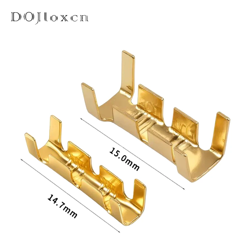 50 Pcs  453 0.3-1.5mm 453C 2.5-4.0MM Double U-Shaped Parallel Cold Plug Connector Cold Terminal 0.5 -1.5mm² -2.5mm²