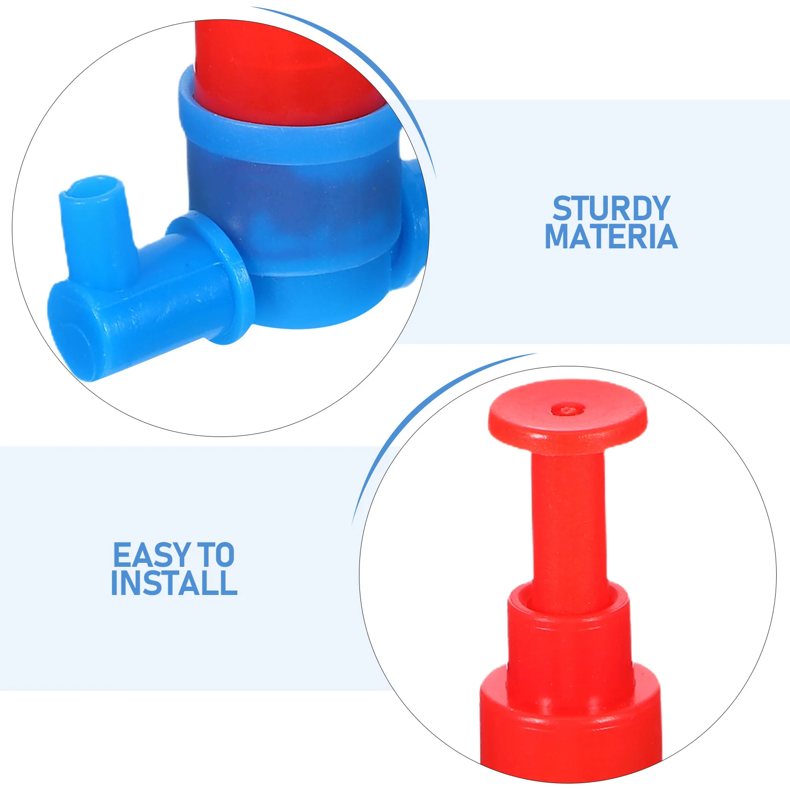 50 قطعة مضخة بديلة للبندقية مضخة بلاستيكية عالية الكفاءة لبنادق المياه تركيب سريع تصميم متين متوافق مع معظم #5