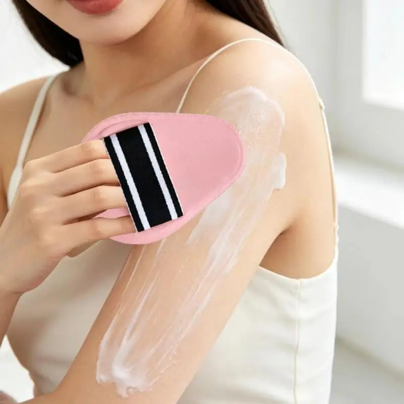 New Extra Large Lotion Sunscreen Ointment Applicator Soft Leather Surface Puff Body Cleaner Shower Brush Sunscreen Applicator