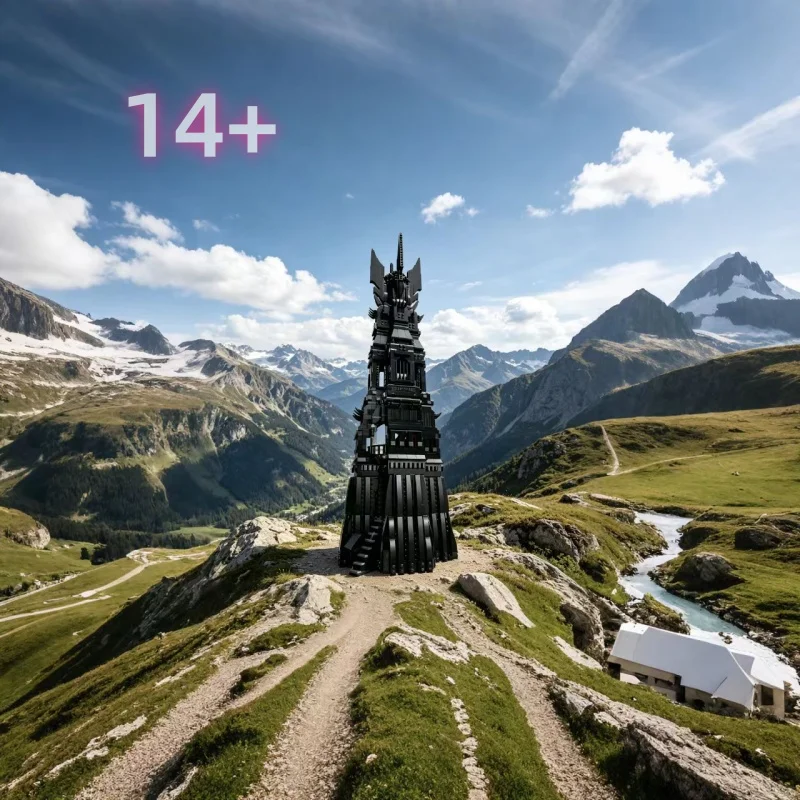 Image of AUF LAGER 2359-teiliges Desktop-Ornament, kompatibel mit dem Black Tower 10237, Heimdekorationen, pädagogische Geschenke zum Geburtstag für Jungen
