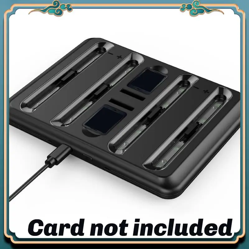 (New)-Charging Dock Station For Nintendo 2 4 In 1 Charging Stand 4 Joy Con Controllers Charging Station