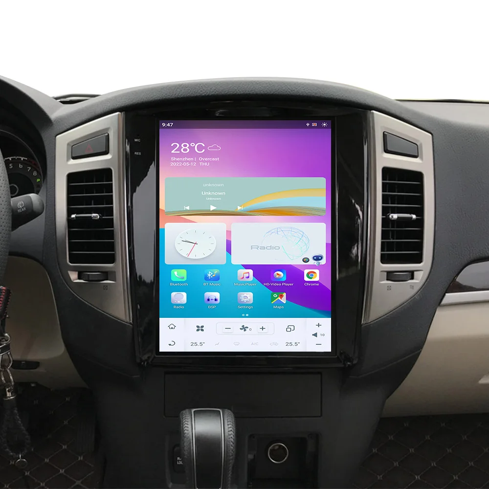 For Mitsubishi Pajero V97 V93 Android Car Radio Auto Multimedia Video Player Navigation GPS Wireless Carplay DVD RDS FM