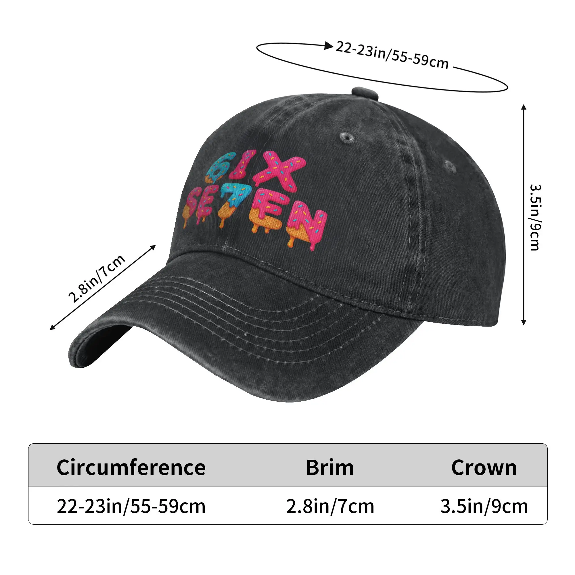 Funny Six Seven 6 7 Meme Design Casual Baseball Cap  Outdoor Gym Trucker Hat Spring Sun-Proof Men Adult Vintage Snapback Cap