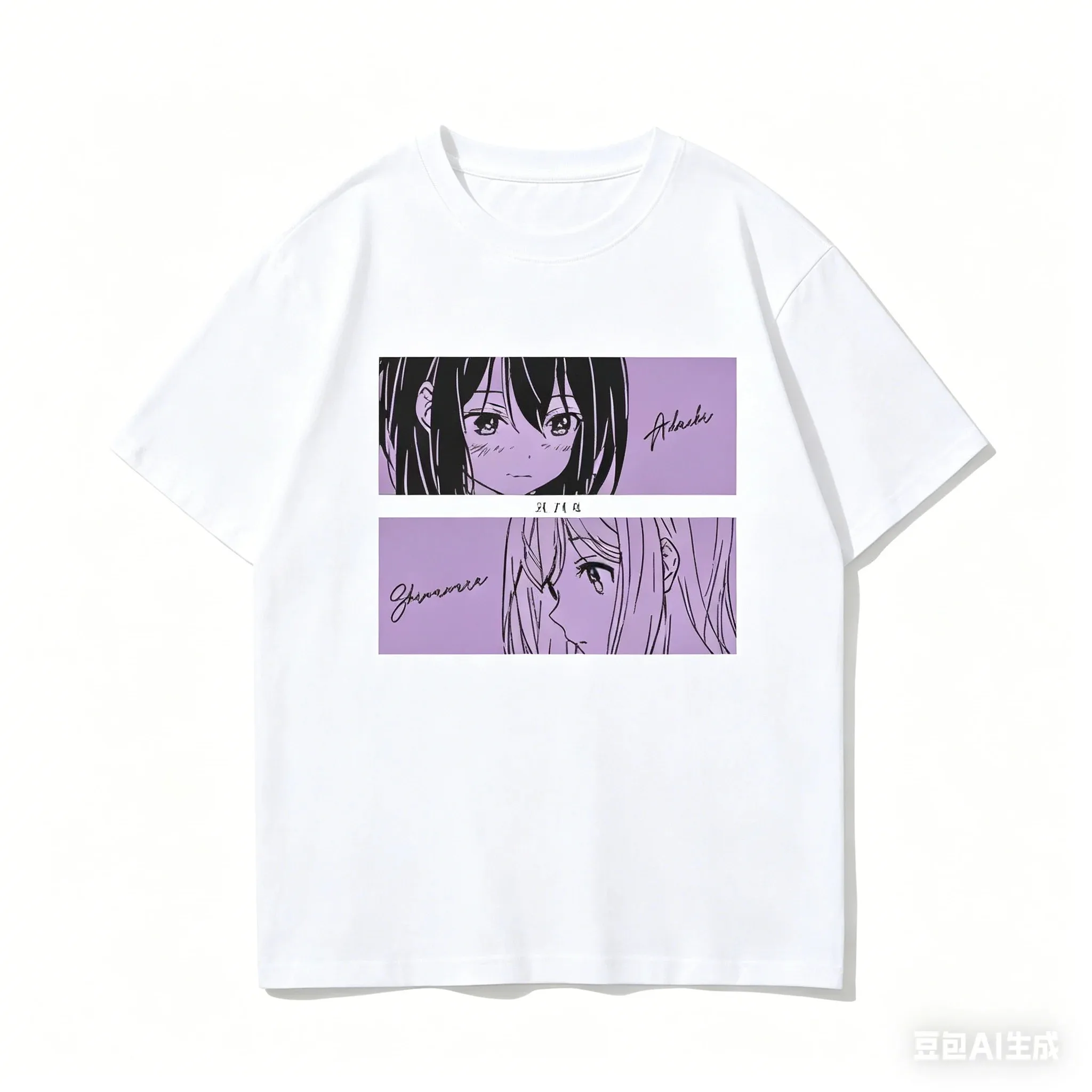 Adachi and Shimamura Anime T-Shirt, All Season Wear, Personalized Outfits, Plus Size Unisex, New Arrival for Men Women T-shirts