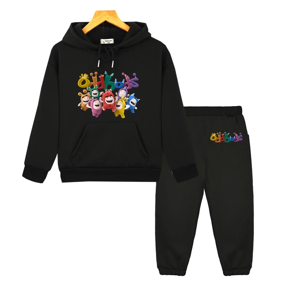 Oddbods Kawaii Graphic Hoodies Casual Boys and Girls Children Sweatshirt Cute Fleece Comfortable Soft Pullovers Hooded Cartoon