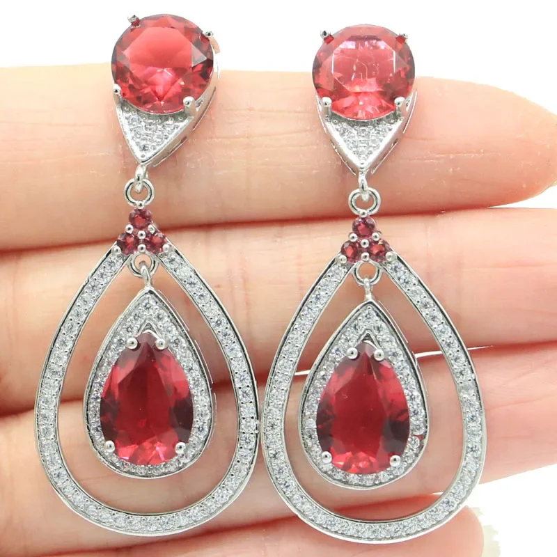 

15 г серьги из твердого серебра 925 пробы по индивидуальному заказу перидот фиолетовый аметист родолит гранат швейцарский синий топаз CZ женские свидания