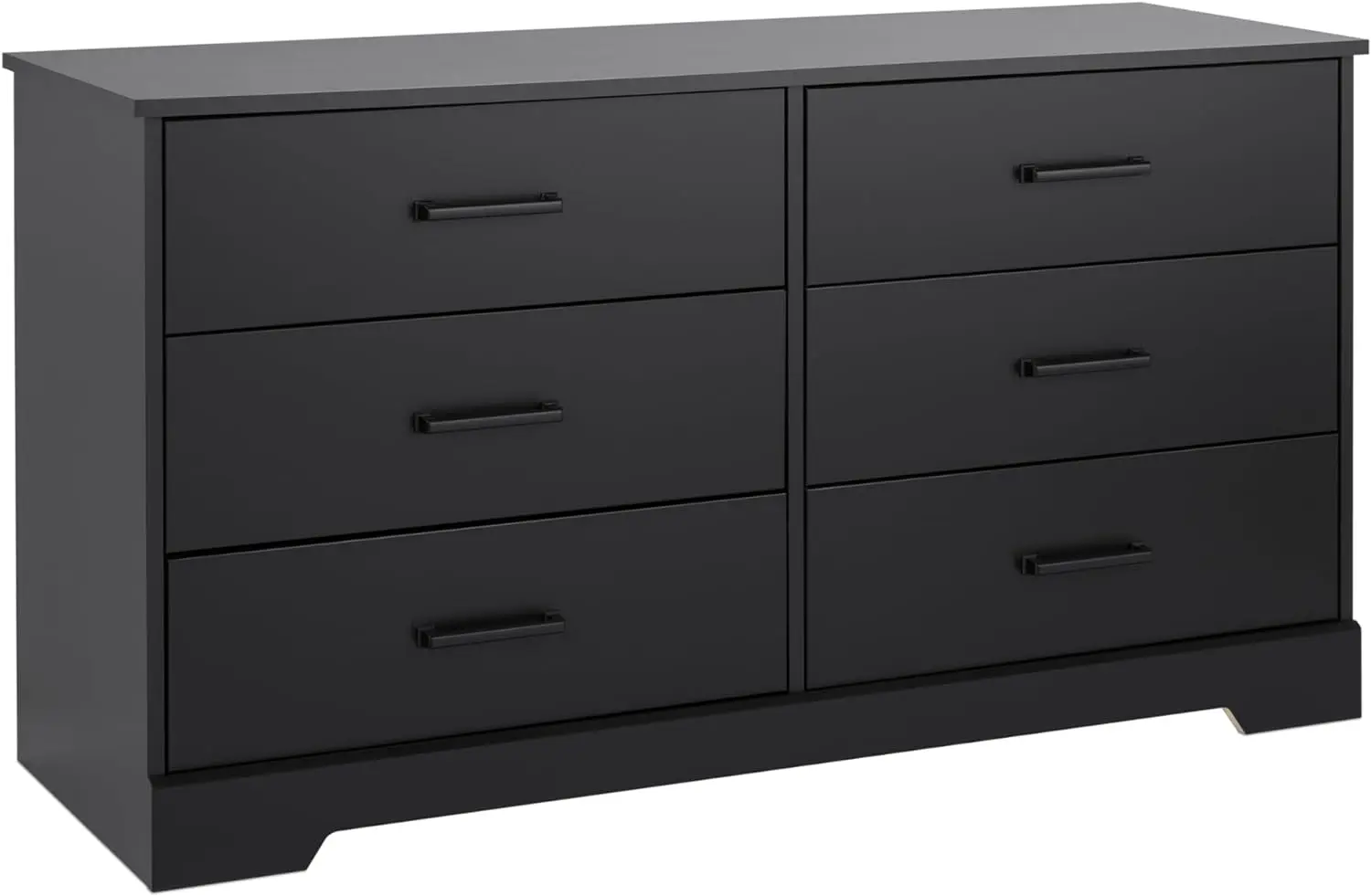 

Prepac Six Drawer Dresser, Rustic Black & Nightstand, 16.25in x 27.5in x 26.75in, Rustic Black