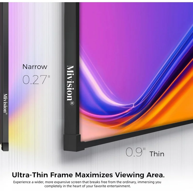 

Ambient Light Rejecting Fixed Frame, Tri-Color Laser 8K 3D, Anti-Speckle Ultra-Thin Bezel, Best For Long Throw Projectors