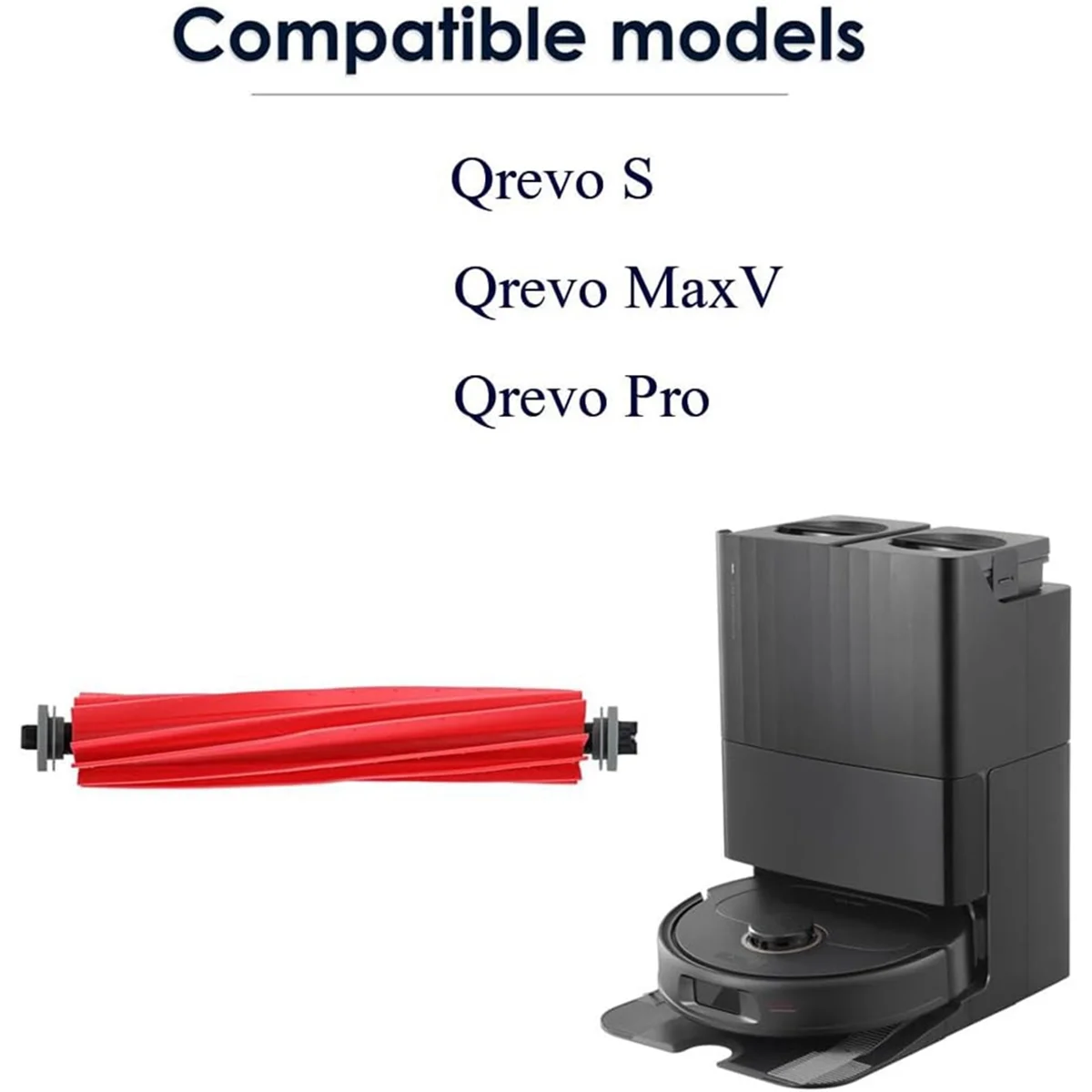 Bagian pengganti untuk Roborock Qrevo S/Qrevo MaxV/Qrevo Pro penyedot debu sikat sisi utama filter HEPA tas pel