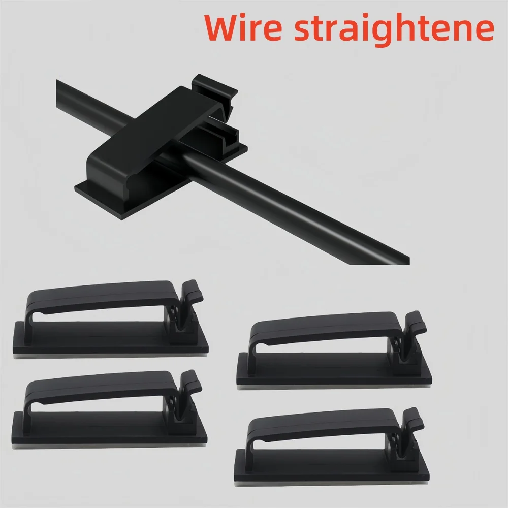 

Cable Organizers Wire Clips 10Pcs Self Adhesive Cable Management Clips Cord Holder for TV PC Ethernet Cable under Desk Home Off