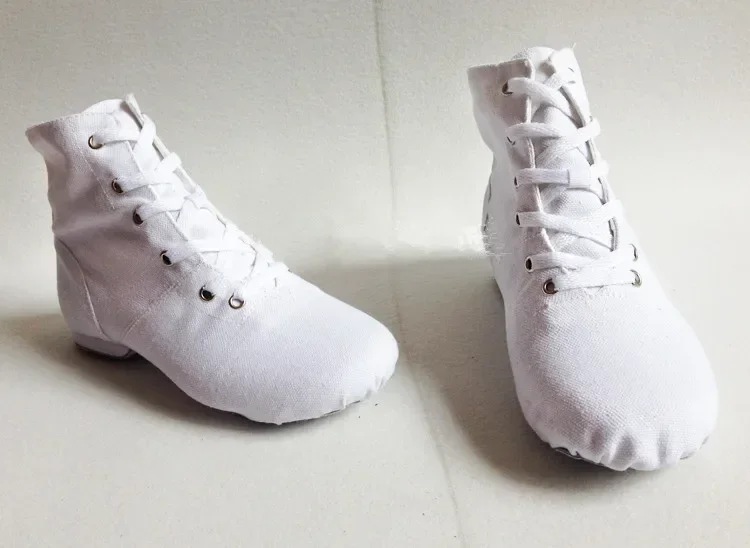High Top Desinger Ballet Dance Shoe Split Heels Sole Shoe Black Red White Men Women Boys Girls Canvas Jazz Shoes