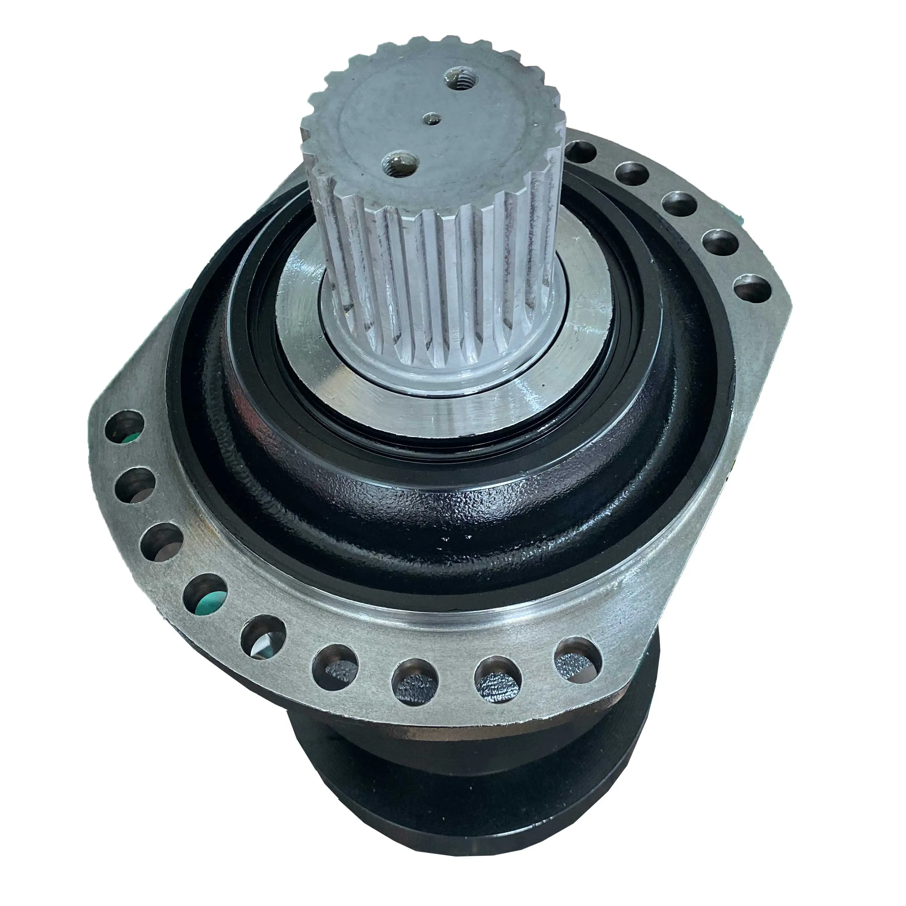 Single MS35 High Efficiency Cast Iron Piston Hydraulic Motor Shaft Low Speed-High Torque ISO9001 Certified 1 Year Warranty Brake