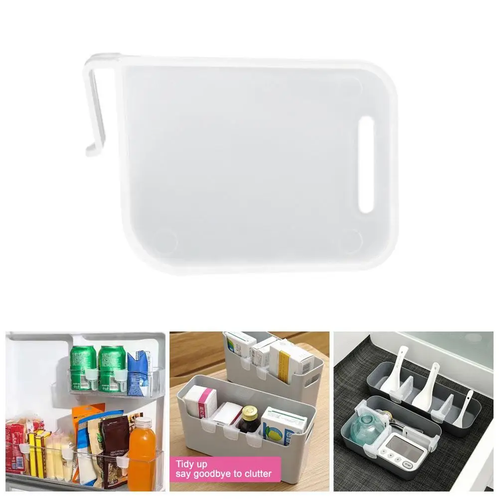 Plastic Refrigerator Partition Board Multifunctional Free Combination Buckle Type Refrigerator Partition Clip Organization