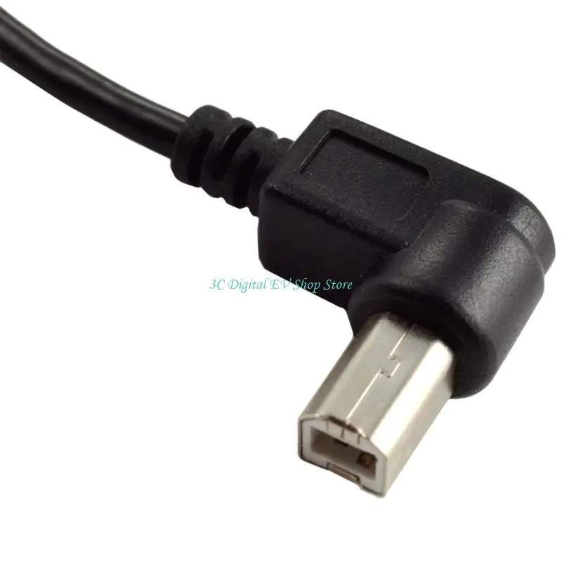 E74D Printer Cable Type-B Female Male Short Extension UP/Down/Right/Left 90°