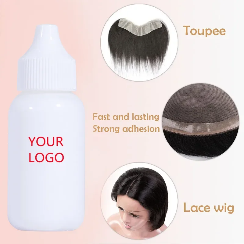 Custom private label wig lace glue ultra hold your logo lace front glue waterproof invisible wig adhesive for lace frontal wig