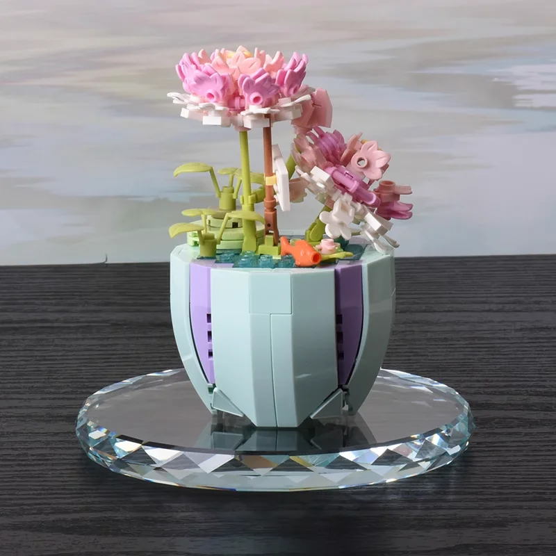 Crystal Disc Stand Display Jewelry Prop Papweight Centerpiece Manicure Eyelash Board Faceted Edge Glass Art Specimen