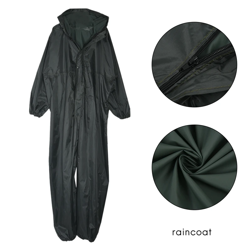 Fashion Motorcycle Raincoat /Conjoined Raincoat/Overalls Men And Women Fission Rain Suit Rain Coat