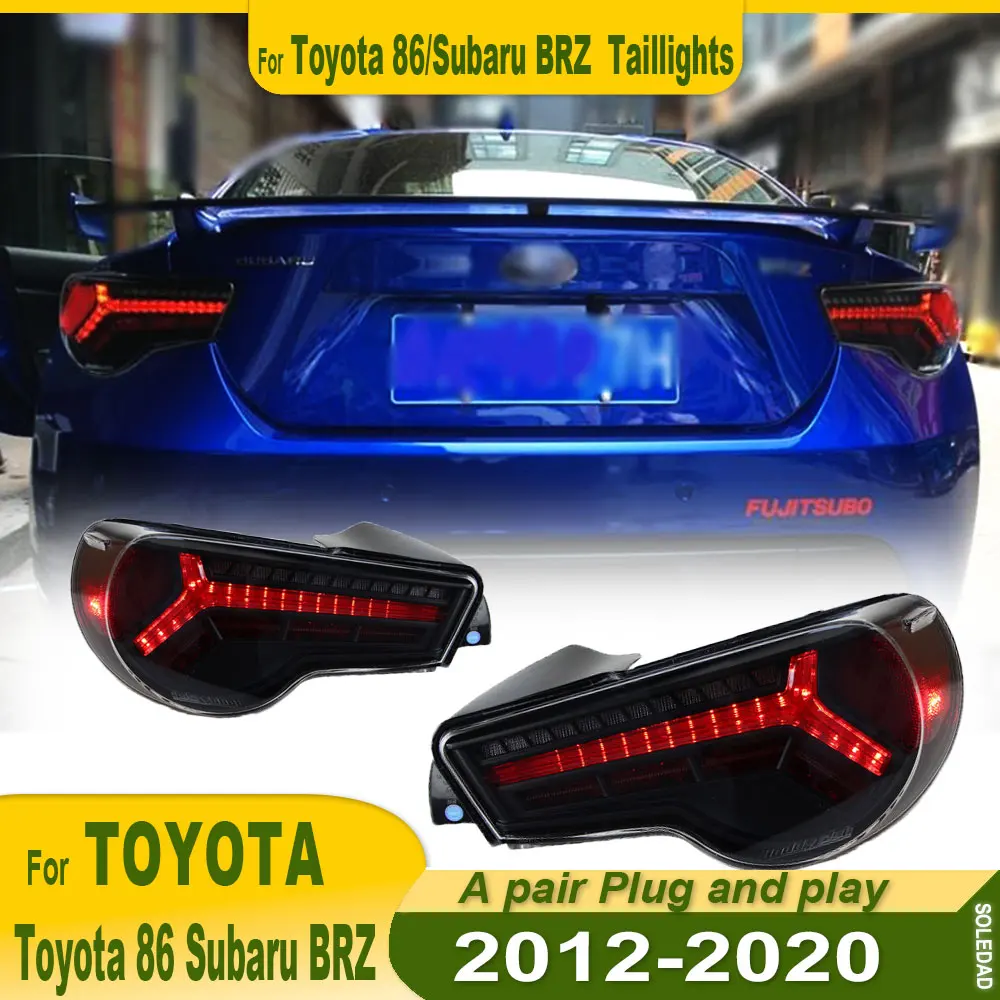

A pair Tail Lamp for Toyota GT86 LED Tail Light 2013 2014-2020 Subaru BRZ FT86 Rear Fog Brake Turn Signal Automotive Accessories