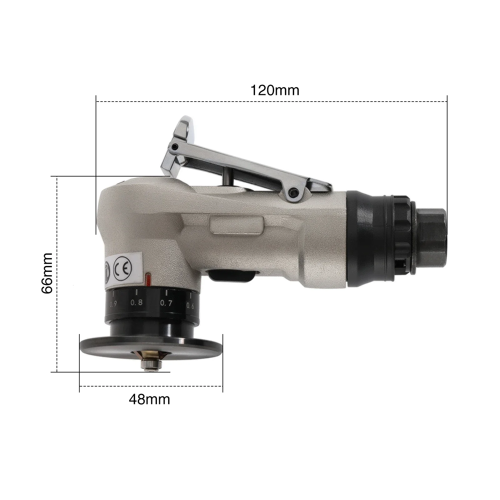 Mini Pneumatic Chamfering Machine Portable Handheld 45 Degree Arc Air Beveling Machine 1/4 Inch Air Inlet For Trimming Deburring