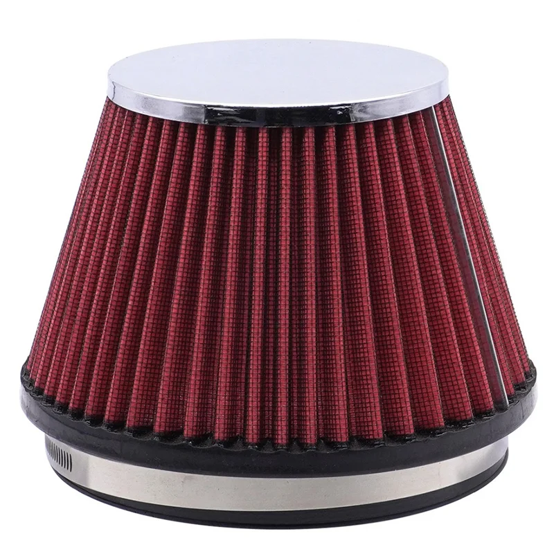 Filtro de aire de entrada de alto flujo Universal para coche, 6 pulgadas, 89Mm, piezas de filtro de carreras deportivas para automóvil