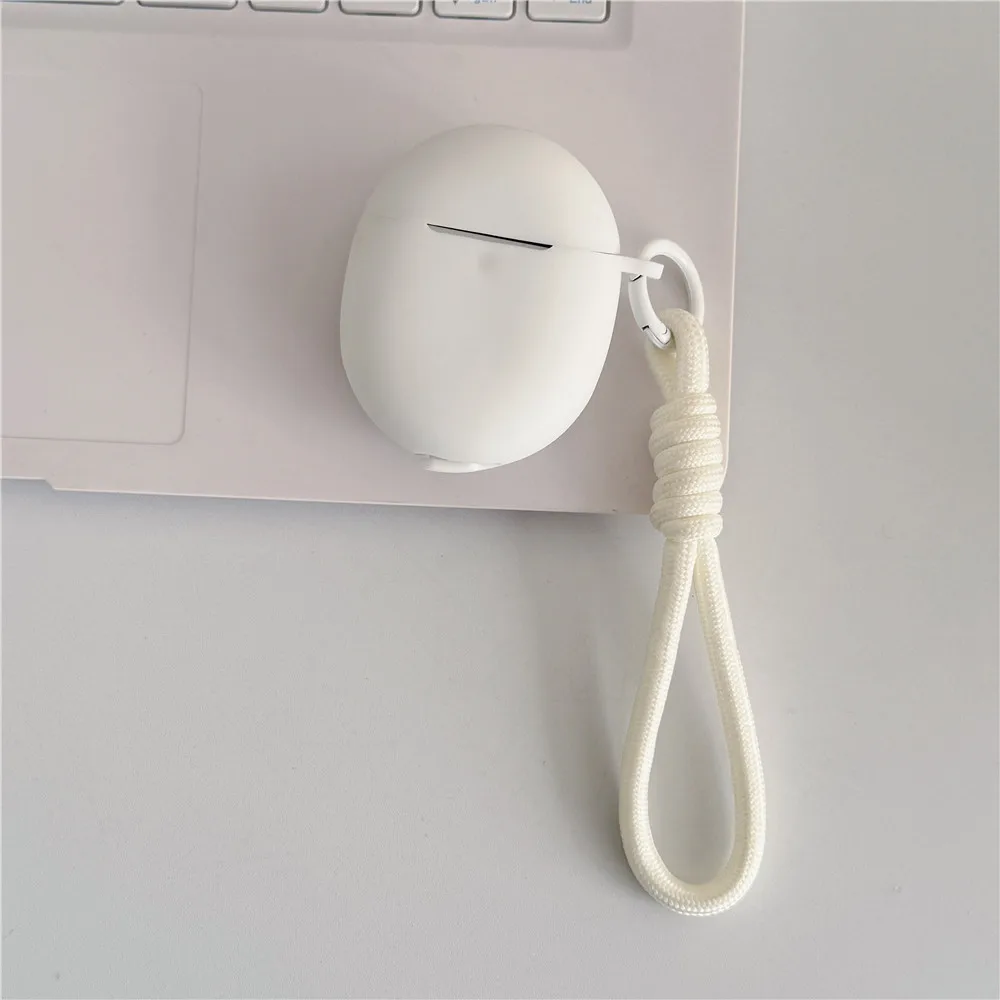 

Suitable for Google Pixel Buds A Series Bluetooth Earphones, Silicone Protective Case with Rope Buckle, Anti Loss and Dustproof