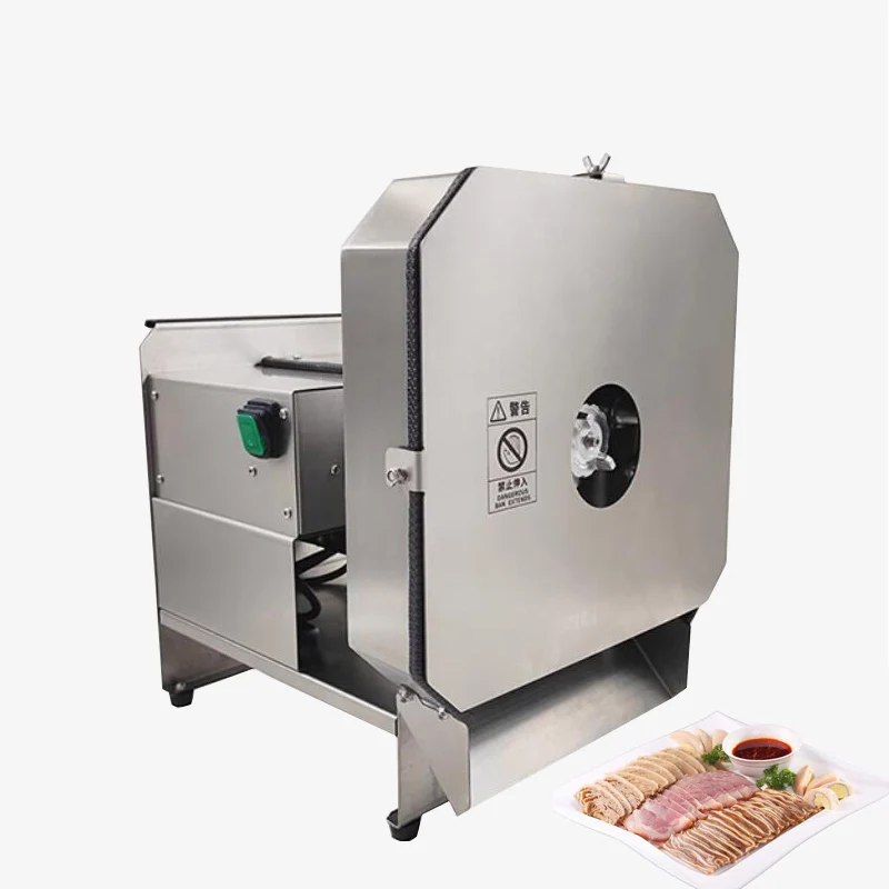 

Commercial Restaurant Bacon Beef Cooked Meat Cutter Cutting Slicing Machine Meat Slicer