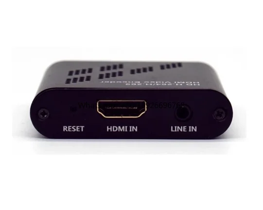 Fabryka Digicast Single HD do IP 1080P H.265 SRT HLS Przenośny Mini Enkoder do Transmisji Wideo na Żywo