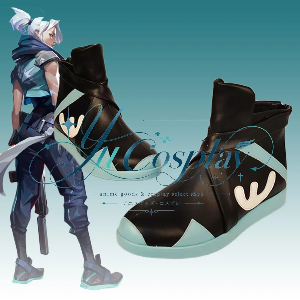 Jett Cosplay Shoes Tactical Agent Boots Custom Esports Anime Convention Footwear