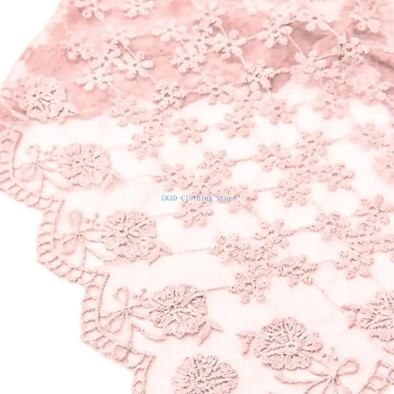 

N0PE French Styles Headscarf Flower Bandana for Women Lace Headwrap Photo Accessory