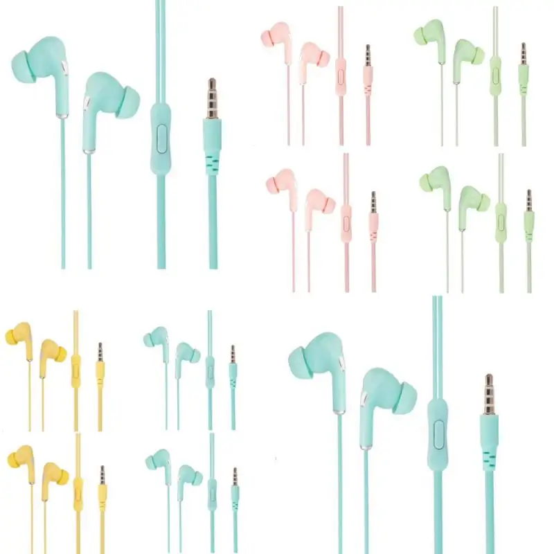 1 unidad de auriculares con cable de 3,5mm, auriculares estéreo con micrófono para teléfono, PC, portátil, tableta, auriculares portátiles de alta definición