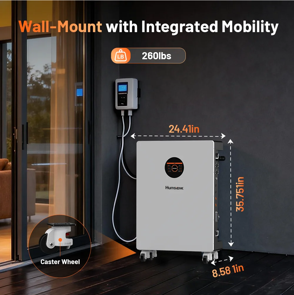 Humsienk 48V 300Ah LiFePO4 Blu - Mppt Hybrid Inverter 48V 8Kw 3 Phase ulasan dan harga