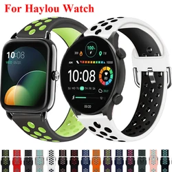 Silicone Band For Haylou Solar Plus RT3 RT2 RT Soft Strap Bracelet For Haylou Watch 2 Pro R8 S8 RS5 RS4 RS3 GST Lite LS05 Correa