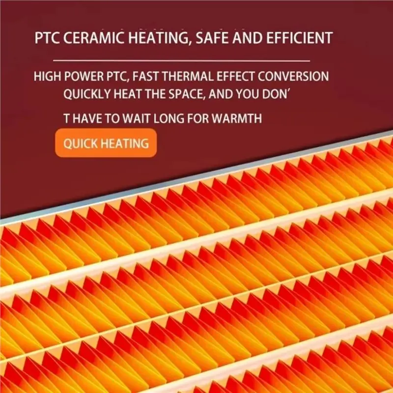 YANA50I Whole House Heating High-Power Remote Control Warm Air Lamp Dimming E27 Spiral Electric Heater Fan Light Ceiling Fan